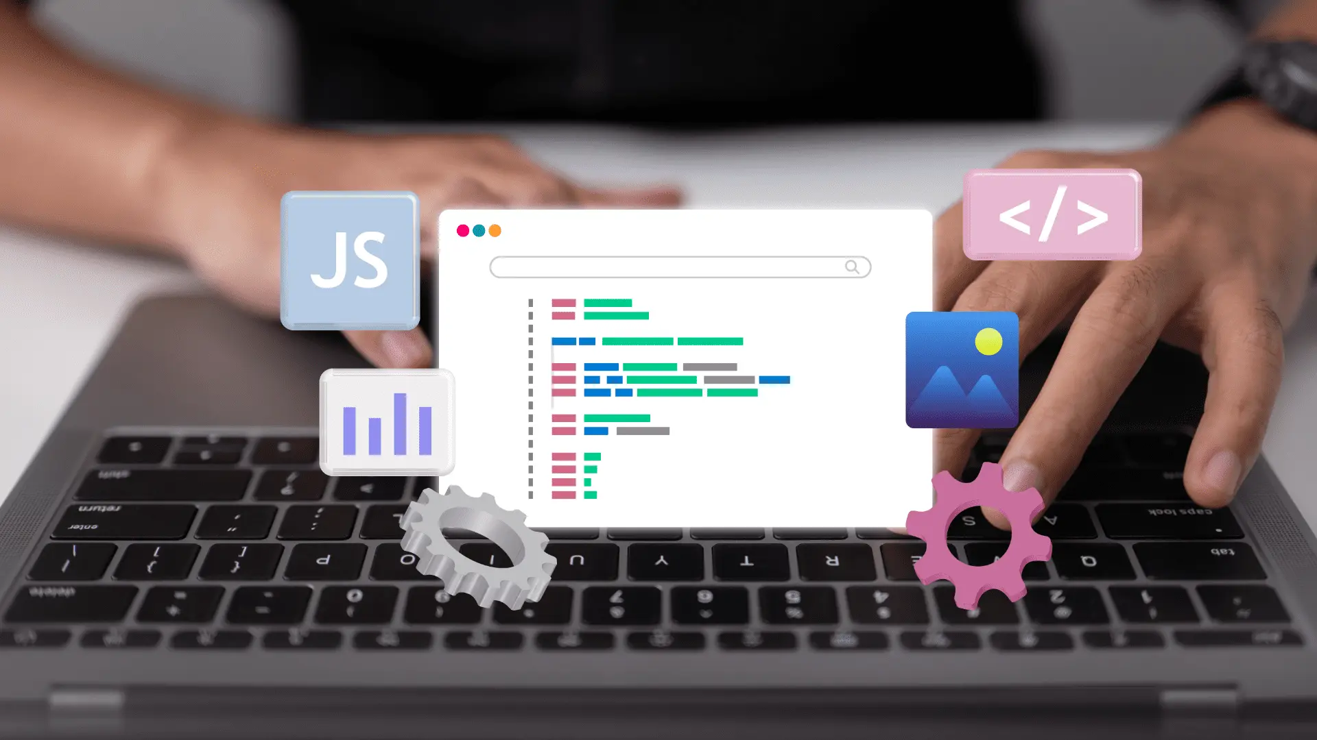 JavaScript frameworks Elementor front-end